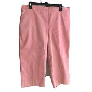 Alfred Dunner Women Capri 16 petite apricot Classic Fit comfort waist Easy care